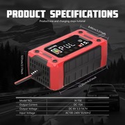 12V/15A Inteligentna Ładowarka Akumulatorów