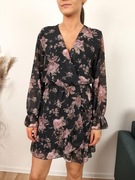 Sukienka damska kwiaty róże  do pracy codzienna roz. uniwersalny