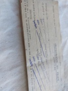 DOKUMENT DRUCZEK BLOCZEK SKIEROWANIE DO PRACY ORYGINAŁ LATA 60 PRL