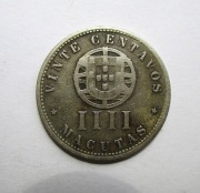4 Macutas (20 centavo) 1927 r.  Angola