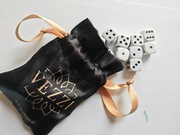 Kości k6 d6 12mm 50sztuk białe