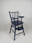 Stare zabytkowe krzesło do karmienia dla dzieci Retro krzesełko Antyk