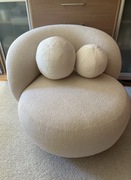 Poduszka ozdobna kulka okrągła piłka ball kula tkania boucle fi.30 kolor 1