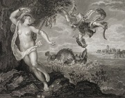 Tycjan, Perseusz i Andromeda, oryginalny miedzioryt 1786