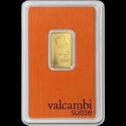 Sztabka 5g złota Valcambi