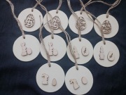 Zestaw zawieszek świątecznych 