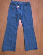 Tommy Hilfiger modne jeansy szerokie nogawki W34 L32