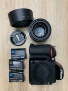 Nikon D750 + Nikkor 50 mm f/1.4G AF-S + 3 baterie