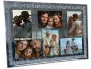 Multiramka z pirytem srebrnym glamour 34/50cm