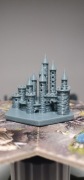 Zamek Forteca–drukowany model 3D z gry Heroes of Might and Magic III