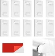 Samoprzylepne wsporniki do żaluzji GOLRISEN, 10 wsporników