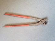 Stare obcęgi Knipex / szczypce czołowe / cęgi zbrojarskie / Knipex 99-280