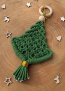 Świąteczna dekoracja handmade – makrama choinka do zawieszenia!