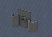 Wzmocnione mocowanie linki ręcznego BMW F20 F30 F31 F32 F36 F21 34406854898