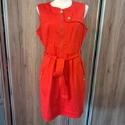 Calvin Klein L czerwona sukienka