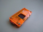 Obudowa Raspberry Pi Zero 2 przezroczysty pomarańczowy akryl