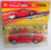 HOT WHEELS / FERRARI F430 / SHELL V-POWER / 1:38