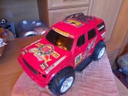 Samochód samochodzik auto autko zabawka model Jeep czerwony 35cm