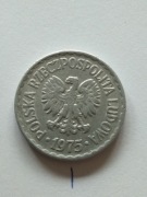 1zł PRL 1975r bzm aluminium