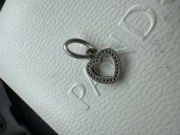 Pandora oryginalny charms zawieszka serce