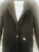 Ocieplany płaszczyk czarny w rozmiarze M 