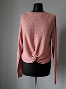 H&M różowy krótki sweter L/40
