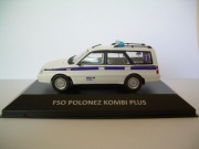 Polonez Kombi plus Ambulans Medicar Kraków konwersja 1/43