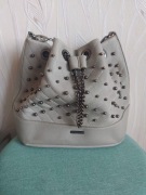 Torebka worek Wittchen darmowa dostawa szara ćwiek