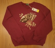 Bluza Benetton Kioto Girl z cekinowym wachlarzem 11-12 lat