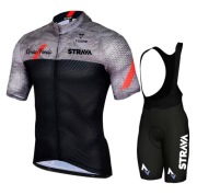 STRÓJ KOLARSKI CUDRE STRAVA MĘSKI ROZM. M KOMPLET KOSZULKA SPODENKI ŻELOWE