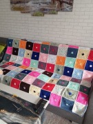 Piękna kolorowa narzuta 