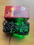 LAMPKI CHOINKOWE 300LED ZIELONE