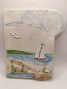 Ceramiczny kafel ścienny zawieszka płytka JIE Gantofta krajobraz pejzaż 