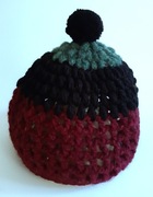 Czapka z Pomponem Hand Made rozm. L