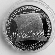 USA 1 dolar 1987 r. - srebro 