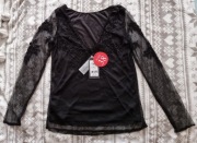 Bluzka damska Top Secret długi rękaw cekiny 