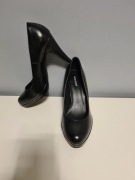 NOWE czółenka obcasy czarne klasyczne 37 Graceland obcas 9cm Deichmann