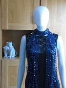 Szal z cekinów - na urodziny, imprezę, na prezent