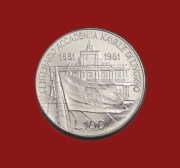 Moneta 100 lirów 1981, Włochy