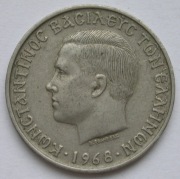 Grecja 10 drachm 1968 - Konstantyn