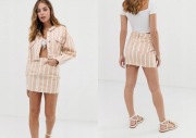 MISSGUIDED PETITE SPÓDNICA MINI W PASKI S