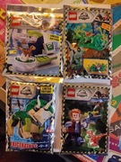 ZESTAW 4 X SASZETKA LEGO POLYBAG JURASSIC WORLD
