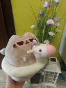 Pusheen w kole do pływania 
