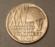 10 złotych 1968 r.  XXV lat LWP  #2 SUPER STAN
