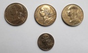 centimes 20 z 1963, 2x20 z 1996 i 5 z 1998