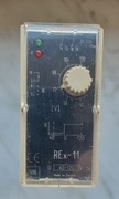 Przekaźnik pomiarowy napięciowy REx-11 40-120V + Gniazdo wtykowe GZU-11 pin