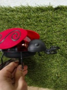 Lampki solarne latarnie biedronka ozdoba drucik ciepłe światło