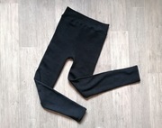 Legginsy ocieplane, z futerkiem, czarne, nowe XL/XXL