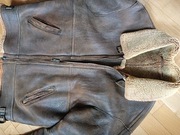 Kurtka skórzana kożuch XL/XXL skóra owcza vintage j. ochnik 54