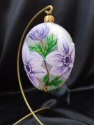 Szklane jajo Wielkanocne, ręcznie malowane